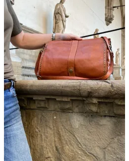 Francesca Sac bandoulière cuir vintage