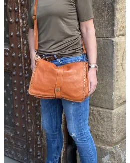 Francesca Sac bandoulière cuir vintage