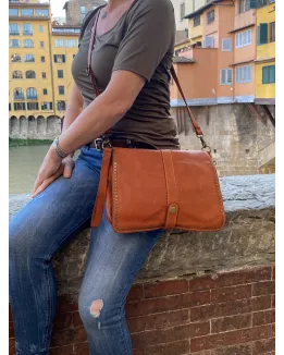 Francesca Sac bandoulière cuir vintage