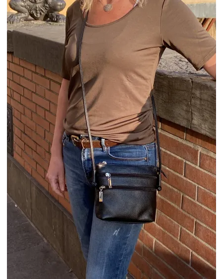 Pochette en cuir modèle GABRIELLE