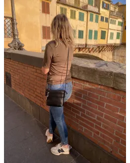 Pochette en cuir modèle GABRIELLE