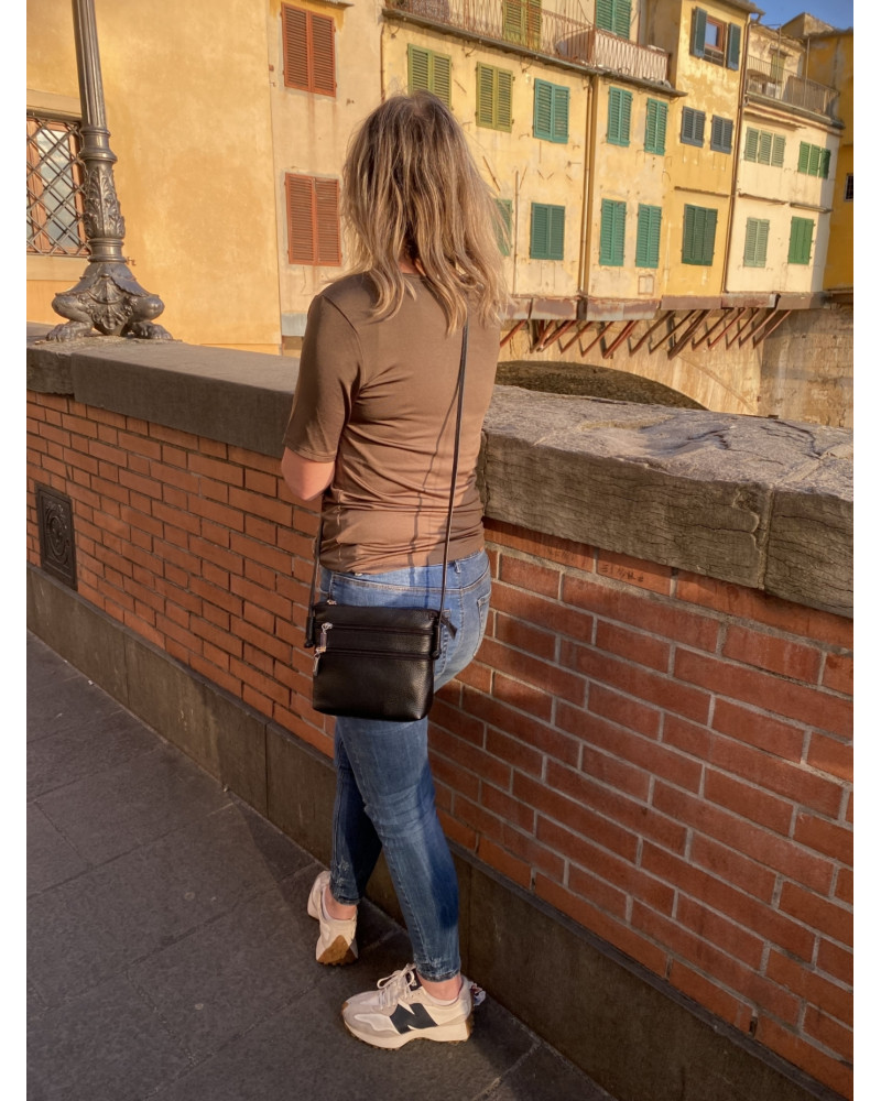 Pochette en cuir modèle GABRIELLE