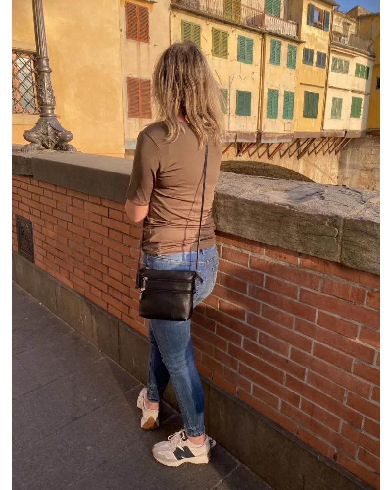 Pochette en cuir modèle GABRIELLE