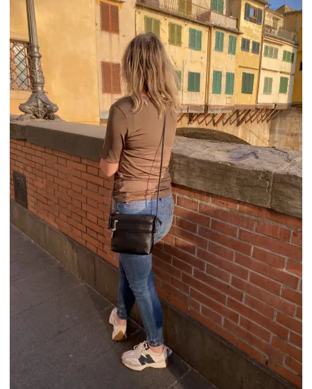 Pochette en cuir modèle GABRIELLE