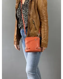 Pochette en cuir modèle GINA