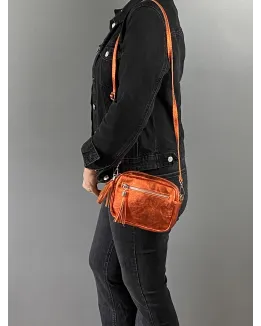 Sac à bandoulière en cuir modèle ANDREA