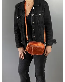 Sac à bandoulière en cuir modèle ANDREA