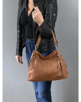 Sac à main en cuir modèle ALESSIA