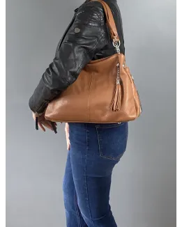 Sac à main en cuir modèle ALESSIA