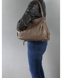 Sac à main en cuir modèle ALESSIA