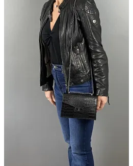 Pochette en cuir modèle GIULIANI