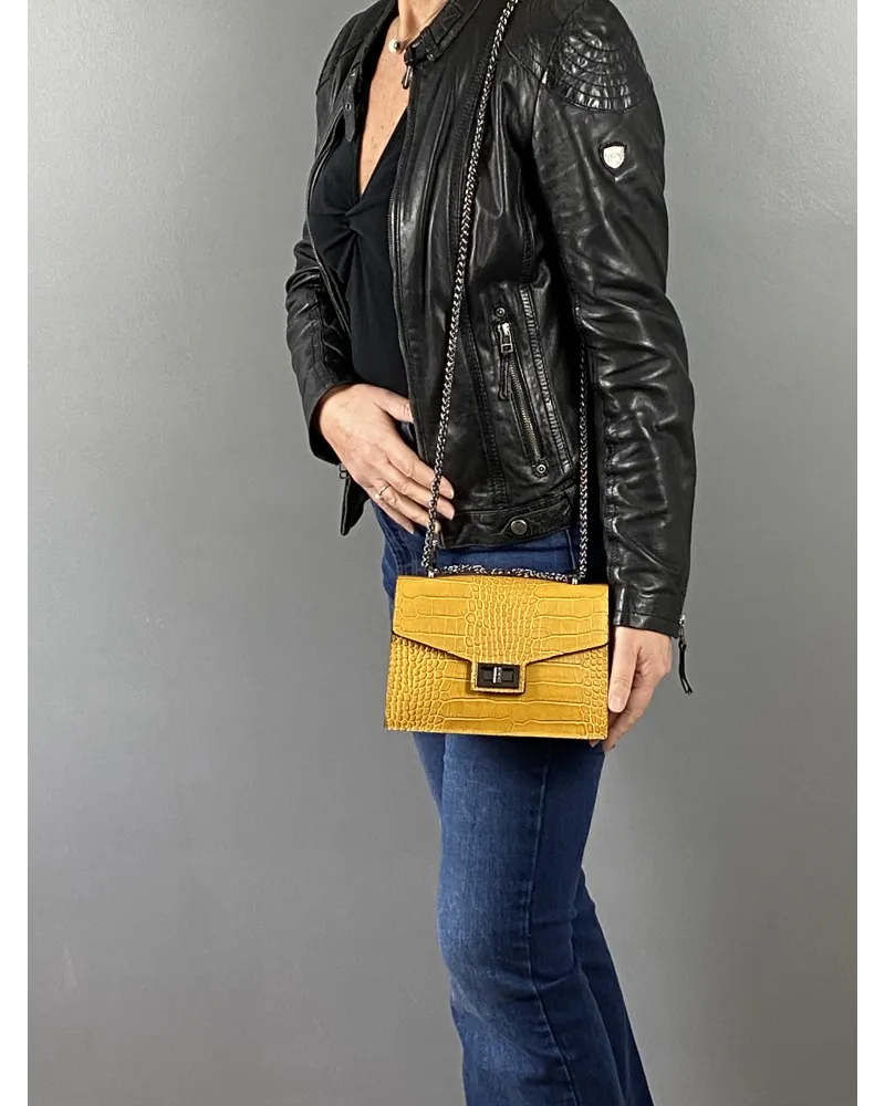 Pochette en cuir modèle GIULIANI