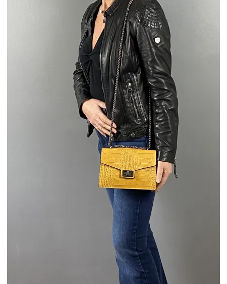 Pochette en cuir modèle GIULIANI