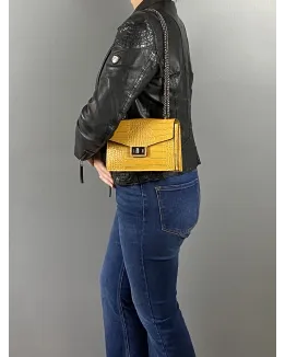 Pochette en cuir modèle GIULIANI