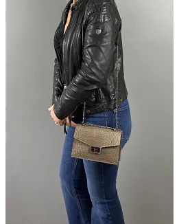 Pochette en cuir modèle GIULIANI