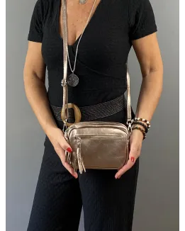 Sac à bandoulière en cuir modèle ANDREA