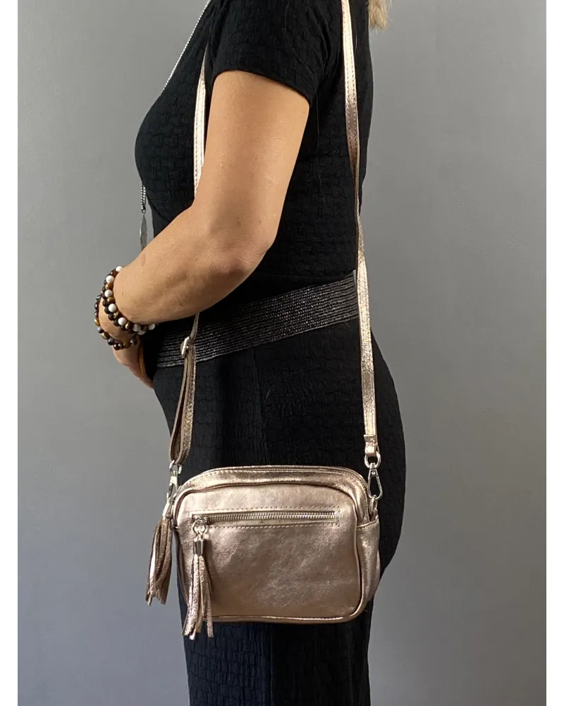 Sac à bandoulière en cuir modèle ANDREA