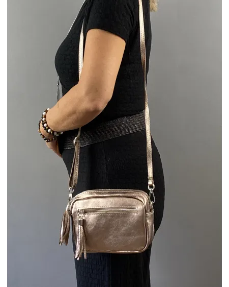 Sac à bandoulière en cuir modèle ANDREA