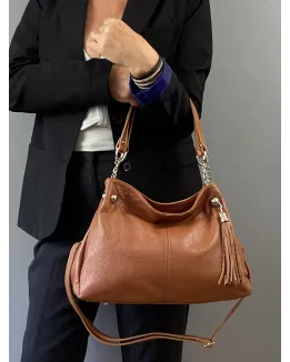 Sac à main en cuir modèle ALESSIA