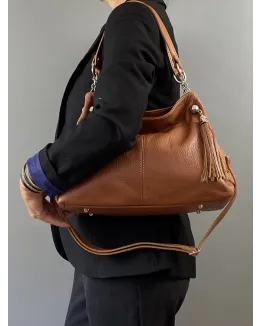 Sac à main en cuir modèle ALESSIA