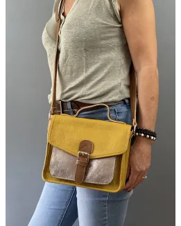 Pochette en cuir modèle ABBIE