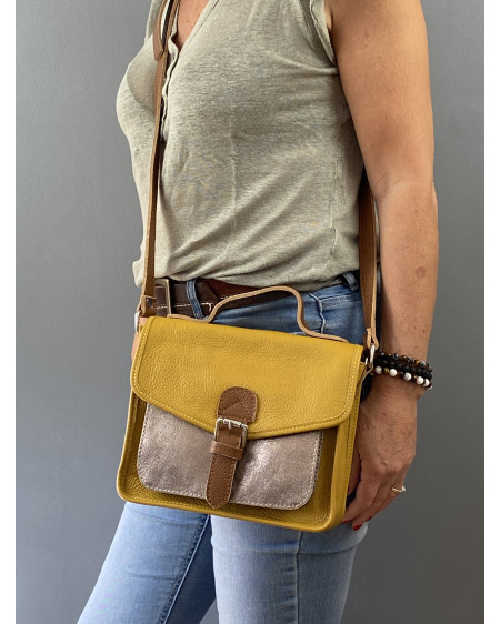 Pochette en cuir modèle ABBIE