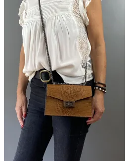 Pochette en cuir modèle GIULIANI