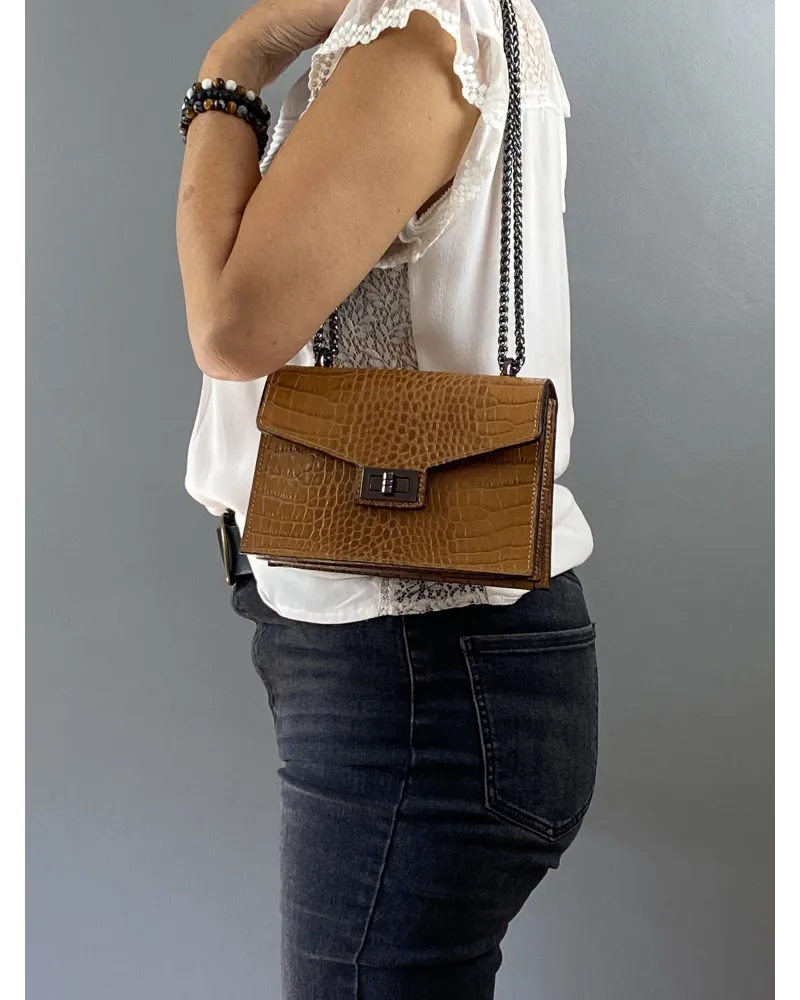 Pochette en cuir modèle GIULIANI