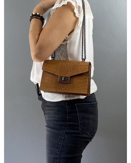 Pochette en cuir modèle GIULIANI