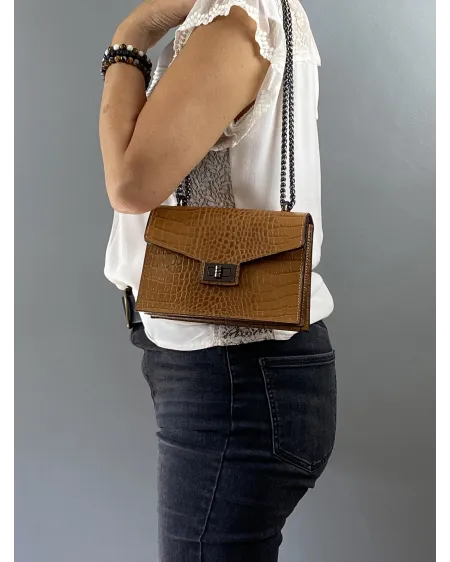 Pochette en cuir modèle GIULIANI