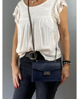 Pochette en cuir modèle GIULIANI