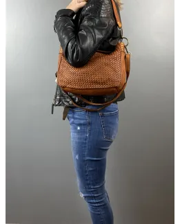 Sac à main en cuir modèle AMALIA