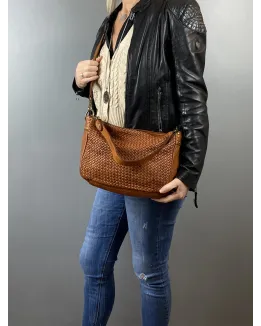 Sac à main en cuir modèle AMALIA