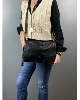 Francesca Sac bandoulière cuir vintage