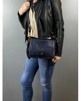 Francescala Sac bandoulière cuir vintage