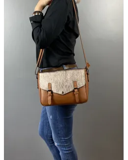 Sac à bandoulière en cuir modèle ORNELLA