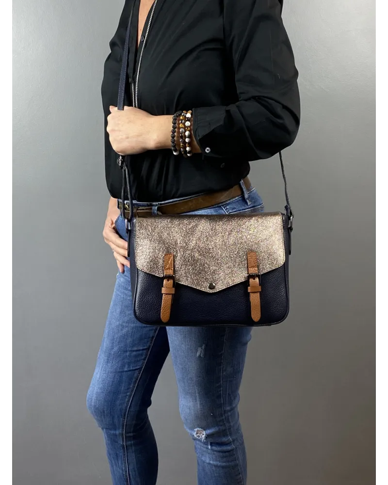 Sac à bandoulière en cuir modèle ORNELLA