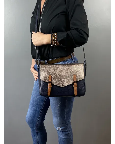 Sac à bandoulière en cuir modèle ORNELLA