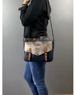 Sac à bandoulière en cuir modèle ORNELLA