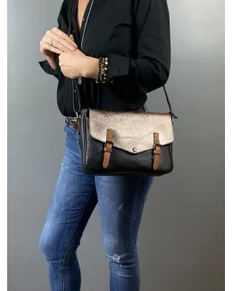 Sac à bandoulière en cuir modèle ORNELLA