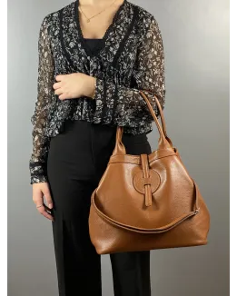 Sac à main en cuir modèle LIVIA