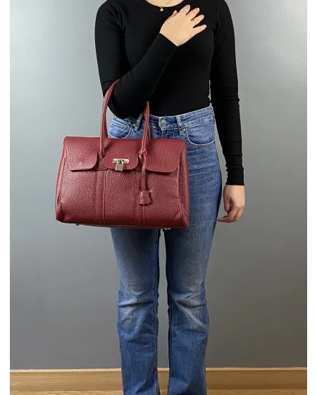 Sac à main en cuir modèle Fionella